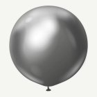 Premium Jättikokoiset Lateksi-ilmapallot Kromi Space Grey