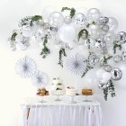 Ilmapallokaari DIY Hopea