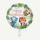Viidakko Happy Birthday Foliopallo