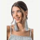 Glitter Hapsu Korvakorut Hopea