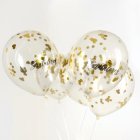 Gratulerer Konfetti Ilmapallot Kulta