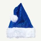 Sininen glitteritonttulakki