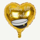 Grattis Till Studenten! Foliopallo Kulta