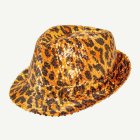 Leopardikuvioinen Fedora Hattu