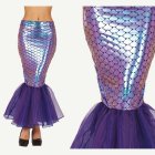 Merenneito Paljettihame Violetti