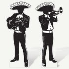 Fiesta Mariachi Siluetti Koristeet