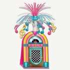 50-Luvun Jukebox Pöytäkoriste