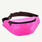 Paljetti Vyölaukku Neonpinkki