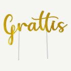 Grattis Kakkukoriste Kultainen