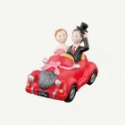 Hääpari Autossa Figuuri