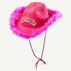 Pinkki Cowgirl Hattu