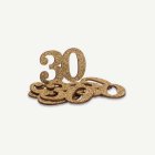 30-vuotis Pöytäkonfetti Kulta