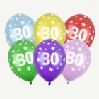 30-vuotisilmapallot Värisekoitus