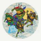 Teenage Mutant Ninja Turtles® Paperilautaset Ø 18 cm