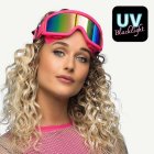 UV-Laskettelulasit Neonpinkki