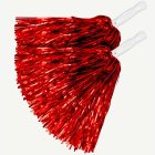 Metallinhohtoiset Cheerleader Pompomit Punainen