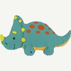 Triceratops Foliopallo