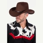 Cowboyhattu Soljella Ruskea