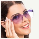 Sydän Aurinkolasit Violetti