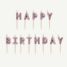 Happy Birthday Kakkukynttilät Ruusukulta