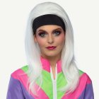 Retro Babe Peruukki Valkoinen