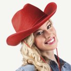 Cowboy-hattu, punainen
