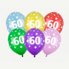 60-vuotisilmapallot Värisekoitus