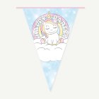 Happy Birthday Yksisarvinen Lippuviirinauha