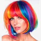 Pride Bob Peruukki Sateenkaari