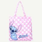 Lilo & Stitch® Ruudullinen Kankainen Kassi Vaaleanpunainen