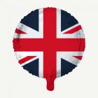 Pyöreä Iso-Britannian Lippu Folioilmapallo