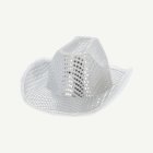 LED Paljetti Cowboy-hattu Hopea