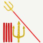 Kolmipiikki Kulta/Punainen