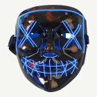 LED Horror Naamari Sininen