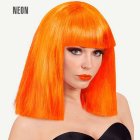 Neon Showgirl Peruukki Oranssi