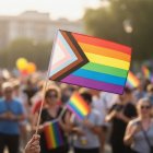 Progressive Pride Lippu Kepissä