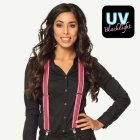 UV Neon Henkselit Pinkki/Musta