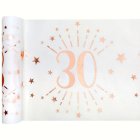 30-Vuotisjuhlien Kaitaliina Valkoinen/Ruusukulta
