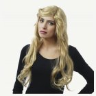Pitkä Aaltoileva Peruukki Blond
