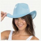 Kimalle Cowboyhattu Vaaleansininen