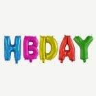 Hbday Foliopallot Monivärinen