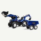 New Holland® Kaivurikuormaaja Etukuormaajalla & Perävaunulla Sininen