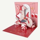 Wish You All A Merry Christmas Pop-up-joulukortti