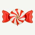 Candy-foliopallo punainen/beige