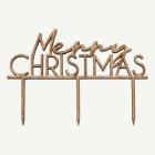 Merry Christmas puinen kakunkoriste