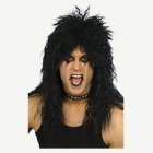 80-luvun Hard Rock Peruukki Musta