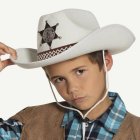 Lasten Cowboyhattu Valkoinen