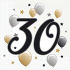 30-vuotisjuhlan servetit