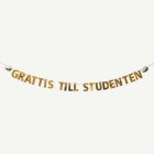 Grattis Till Studenten Kirjainnauha