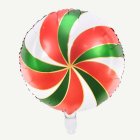 Karamelli punavihreä foliopallo